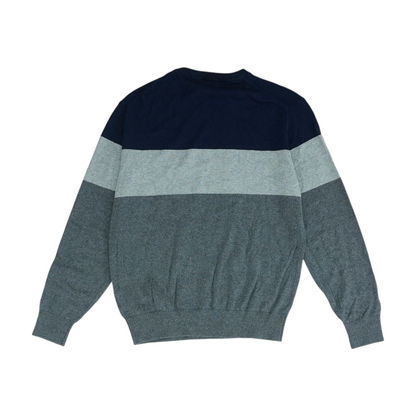 Multi Color Block Pullover Sweater