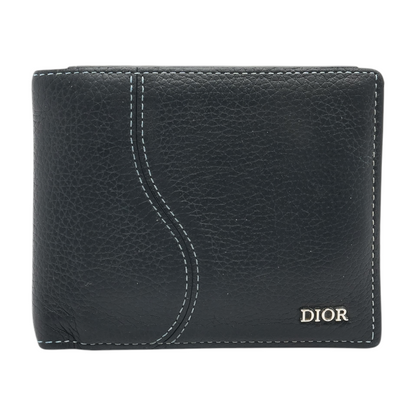 Saddle Bifold Wallet in Black