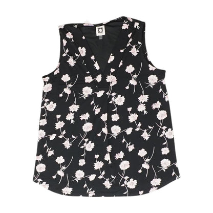 Black Floral Blouse