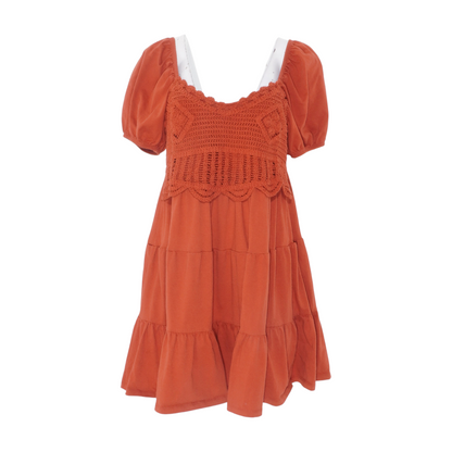 Rust Mini Dress