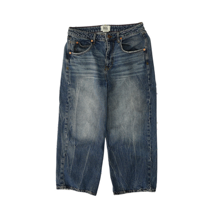 Blue Wide Leg Jeans