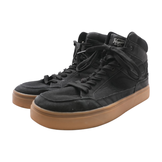 Black High-Top Athletic Shoes