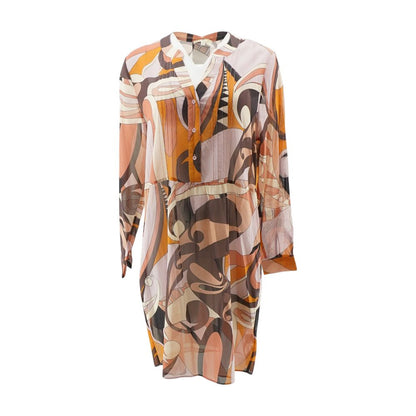 Multi Graphic Midi Dress