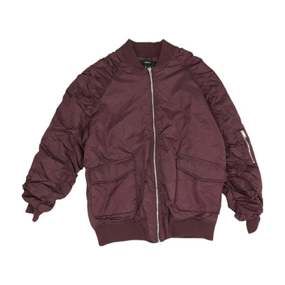 Burgundy Bomber Jacket