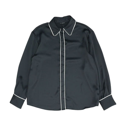 Black Solid Pajama Top