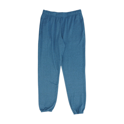Blue Solid Pajama Bottom