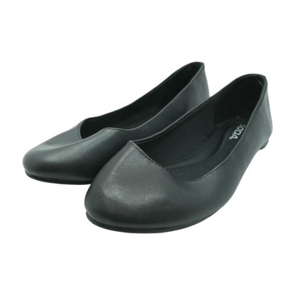 Black Slip-On Flats