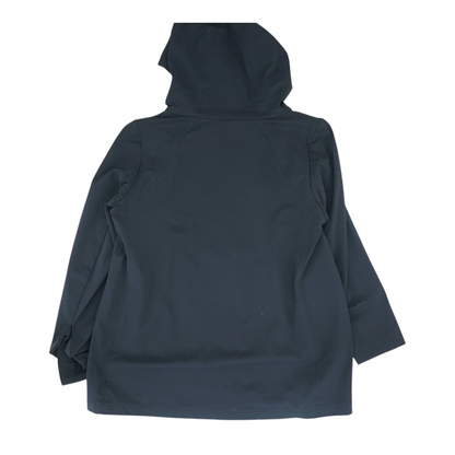 Black Solid Rain Coat