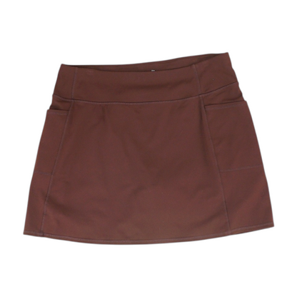 Brown Active Skort