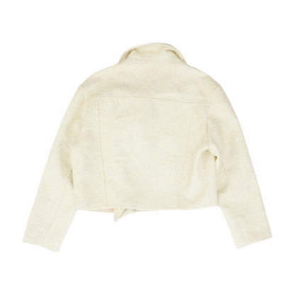 Beige Solid Jacket