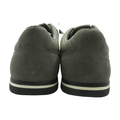 Gray Lace-Up Dress Shoes