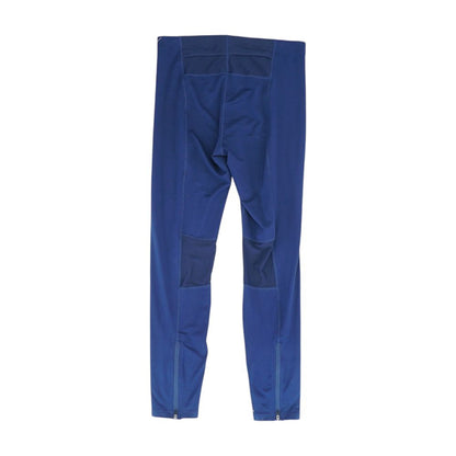 Blue Solid Active Pants