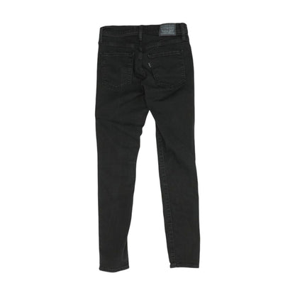Black Mid Rise Skinny Leg Jeans