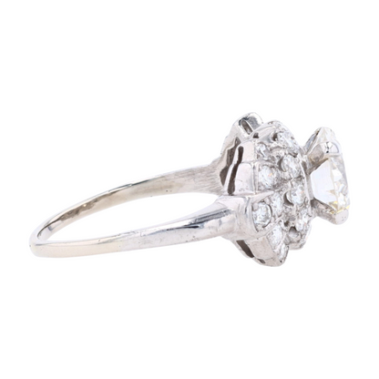 2 1/3 ctw Platinum Diamond Engagement Ring