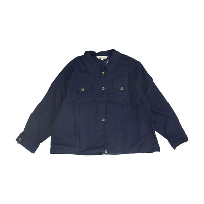 Navy Plus Solid Jacket