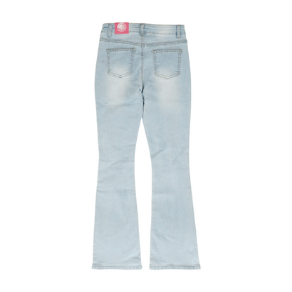 Blue Solid Jeans