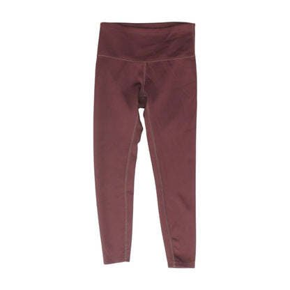 Maroon Solid Leggings
