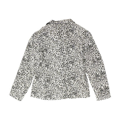 Black Animal Print Blazer