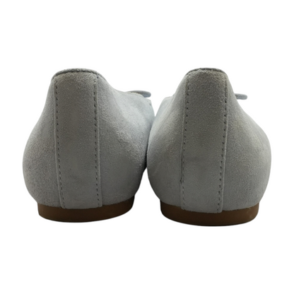 Blue Slip-On Flats
