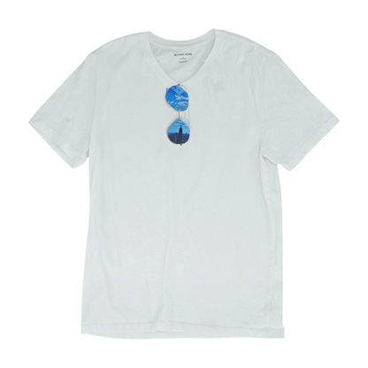 White Solid T-Shirt
