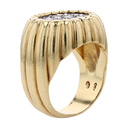 3/8 ctw 18K Yellow Gold Diamond Fashion Ring