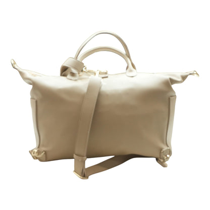 Beige Weekender Bag