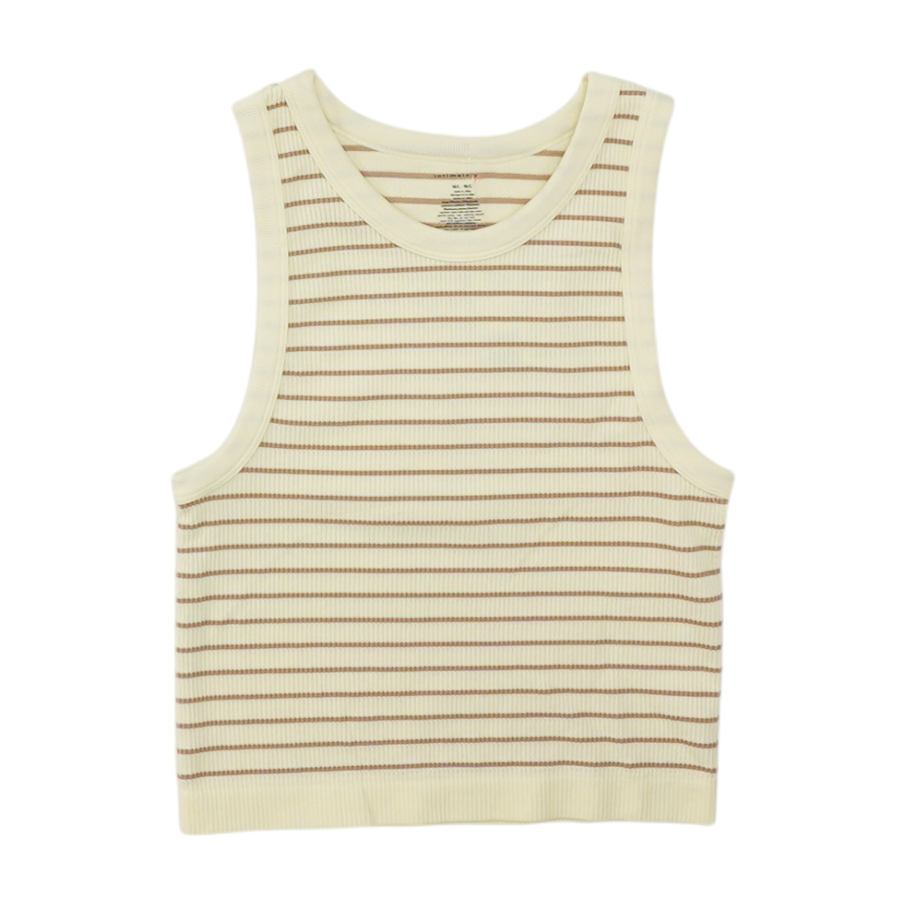 Cream Striped Blouse
