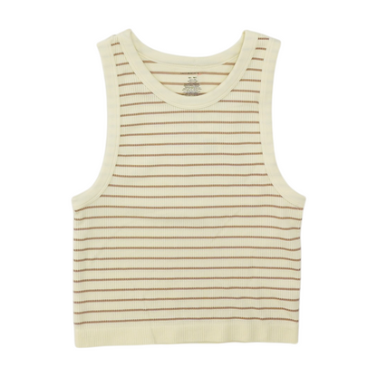 Cream Striped Blouse