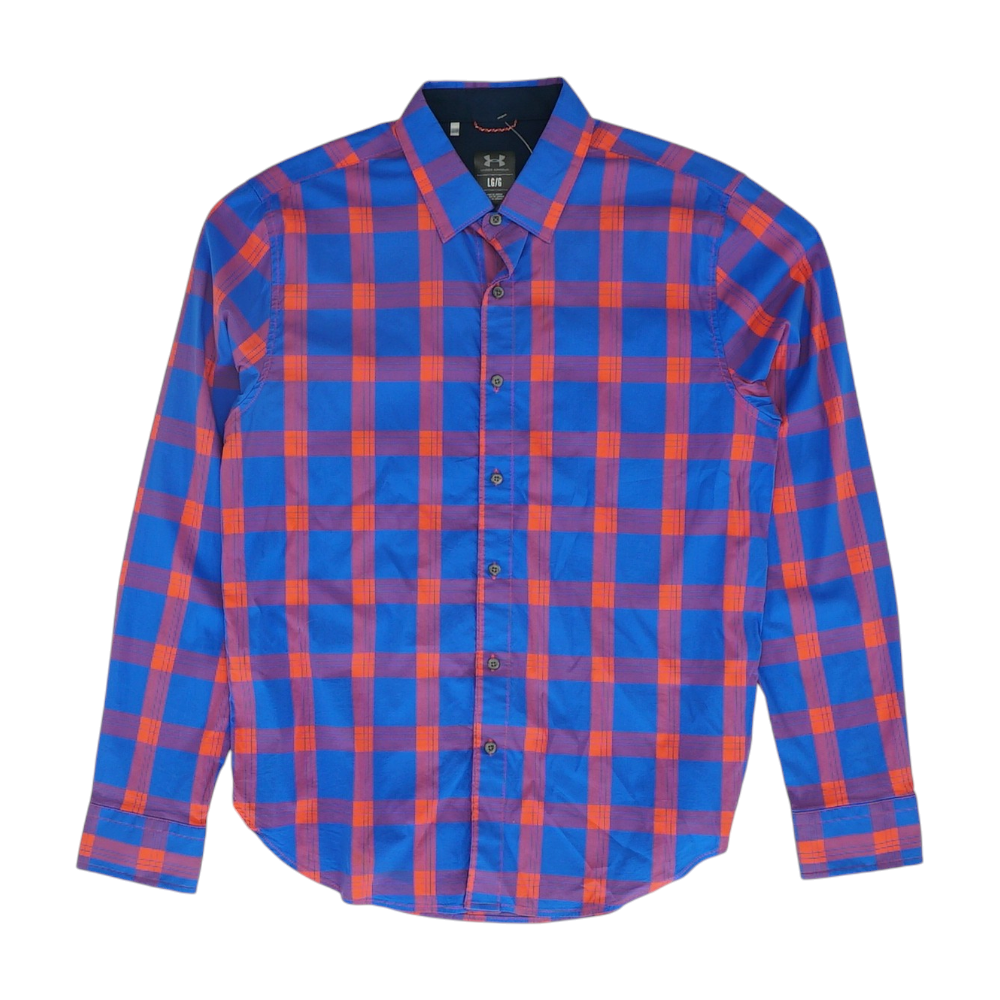 Blue Check Long Sleeve Button Down
