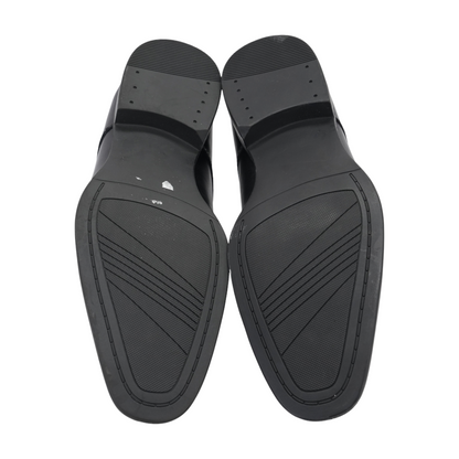 Black Lace-Up Dress Shoes