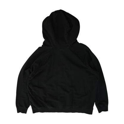 Black Solid Hoodie Pullover