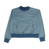 Blue Solid Sweatshirt Pullover
