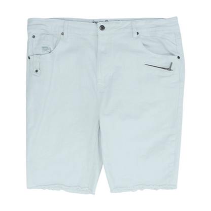 White Denim Shorts