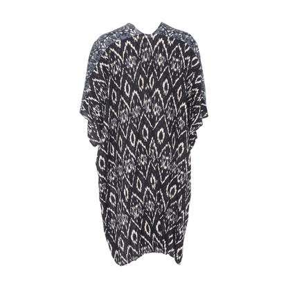 Black Abstract Blouse
