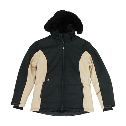 Black Color Block Jacket