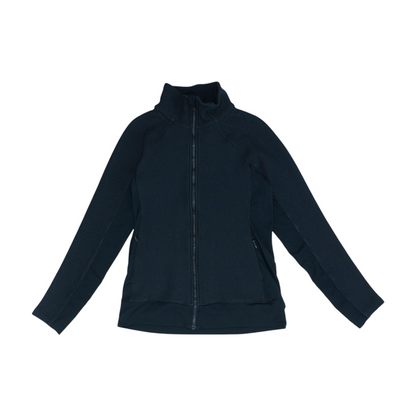 Black Solid Active Jacket