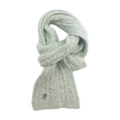 Gray Wool Scarf