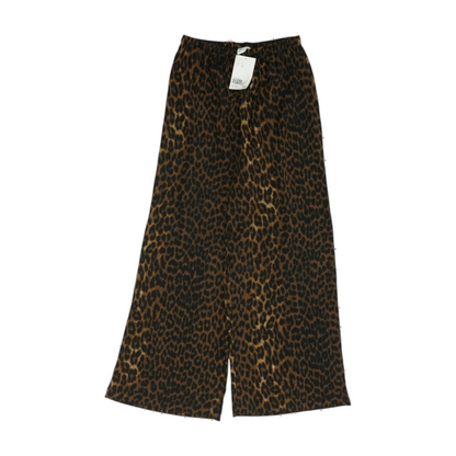 Brown Animal Print Pants