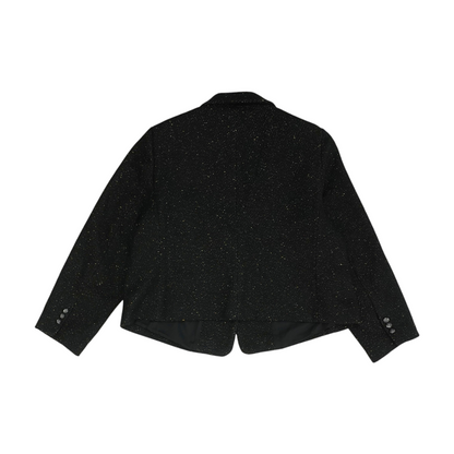 Black Plus Solid Blazer