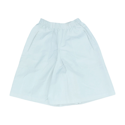 Beige Petite Solid Chino Shorts