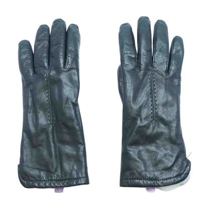 Black Leather Gloves