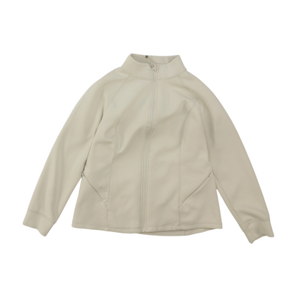 Tan Solid Active Jacket