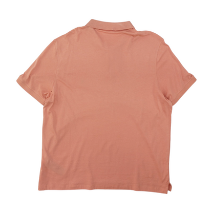 Pink Solid Short Sleeve Polo