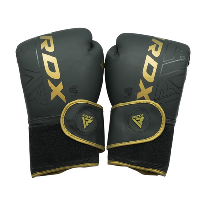 Gray Leather Boxing Gloves