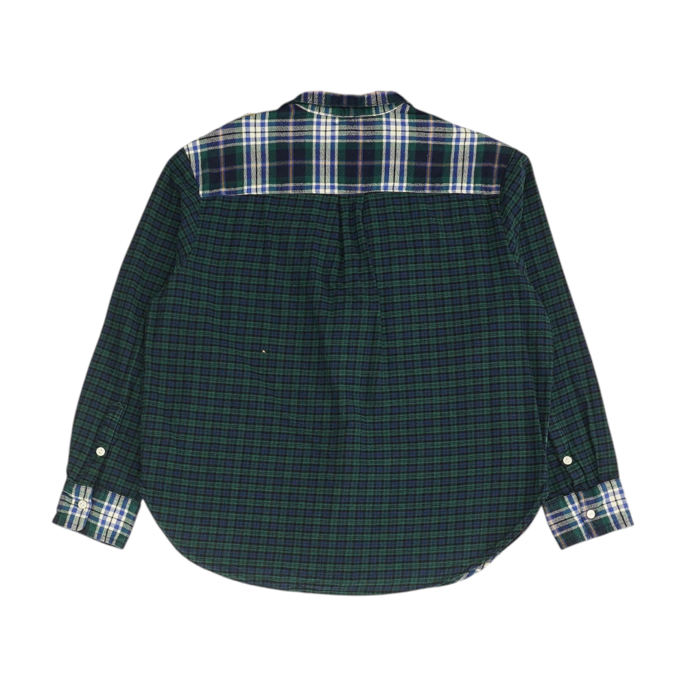 Green Plaid Button Down