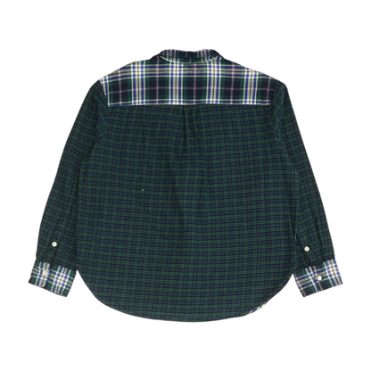 Green Plaid Button Down