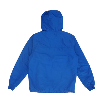 Blue Solid 1/4 Zip Pullover
