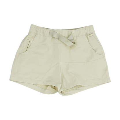 Khaki Solid Active Shorts