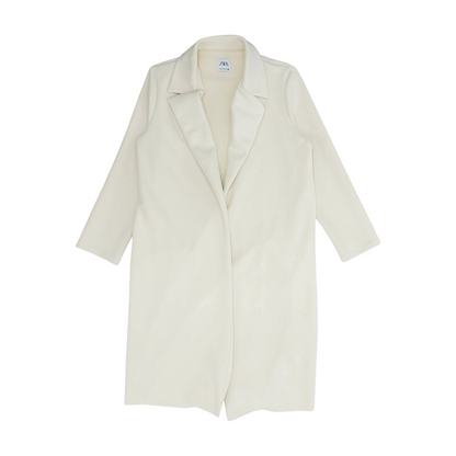 Cream Solid Coat