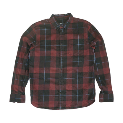 Blue Check Flannel Button Down